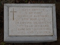 Struma Military Cemetery - McCabe, A